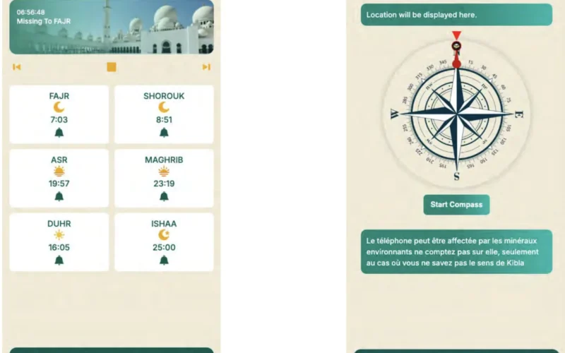 Al Moazin for Prayer Times — Web · Utility